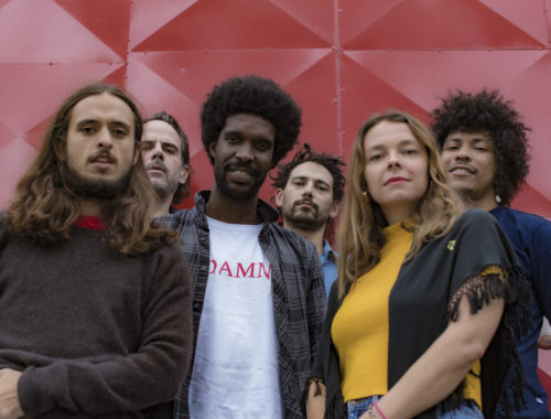 Laure Briard avec les Boogarins